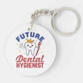 Future Dental Hygienist RDH Sleutelhanger (Achterkant)