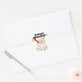 Future Dentist Ronde Sticker (Envelop)