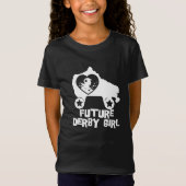 Future Derby Girl, Roller Skating design for Kids T-shirt (Voorkant)