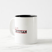 Future Dietitian Tweekleurige Koffiemok (Voorkant links)