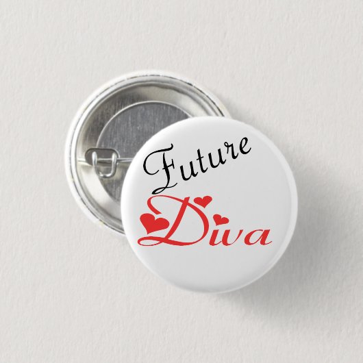 Future Diva Ronde Button 3,2 Cm (Voorkant /achterkant)