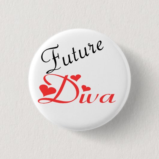 Future Diva Ronde Button 3,2 Cm (Voorkant)
