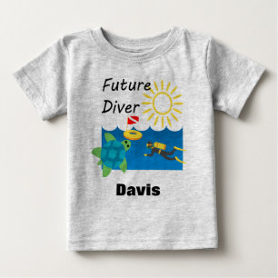 Future Diver Design - Baby fijne jersey T-shirt