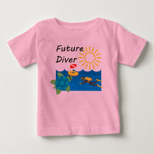 Future Diver Design - Baby Fijne Jersey T-Shirt