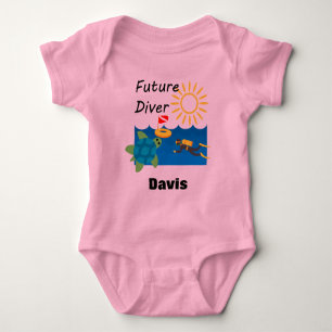 Future Diver Design - Baby Jersey Body Suit Romper