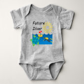 Future Diver Design - Baby Jersey Bodysuit (Voorkant)