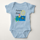 Future Diver Design - Baby Jersey Bodysuit (Voorkant)