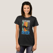 Future Diver Scuba Divers Diving Graphic T-shirt (Voorkant volledig)