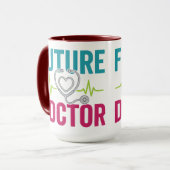 Future Doctor | Cute Medical for Doctor Day Mok (Voorkant links)