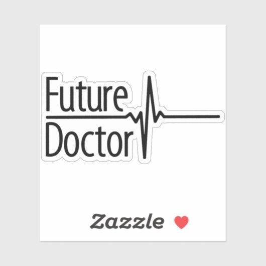 Future Doctor - EKG Sticker (Vel)