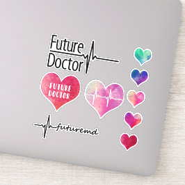 Future Doctor - Hart - Sticker Collectie