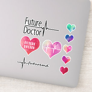 Future Doctor - Hart - Sticker Collectie