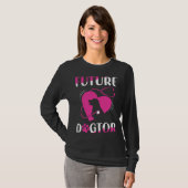 Future Dogtor Cute Aspiring Veterinarian T-shirt (Voorkant volledig)