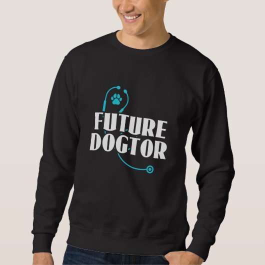Future Dogtor Veterinary Technician Vet Tech Trui (Voorkant)