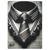 Future Elegance 4D Necktie Klembord voor Hem & Vad (Achterkant)