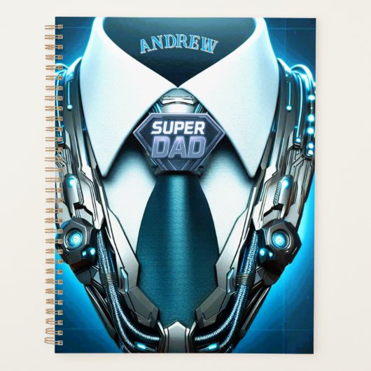 Future Elegance - 4D-stropdas Planner voor hem en  (Voorkant)