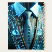 Future Elegance - 4D-stropdas Planner voor hem en  (Achterkant)