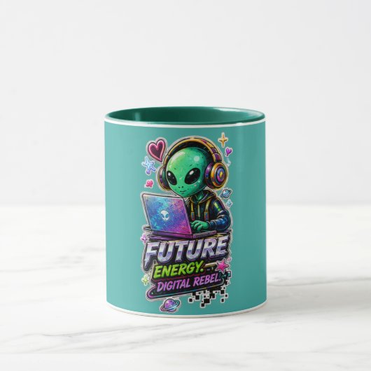 Future Energy mok ⚡ Cyber Rebel Koffiekop  (Midden)