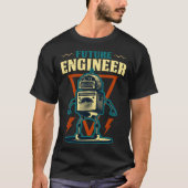 Future Engineer Costume Robot Robotics Adults & Ki T-shirt (Voorkant)