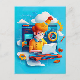 Future Engineer Dream voor kinderen Feestdagenkaart