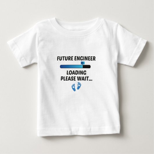 Future engineer Loading  Please Wait...,baby gift  (Voorkant)
