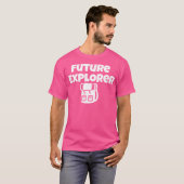 Future Explorer Shirt voor Jongens Meisjes Travel  (Voorkant volledig)