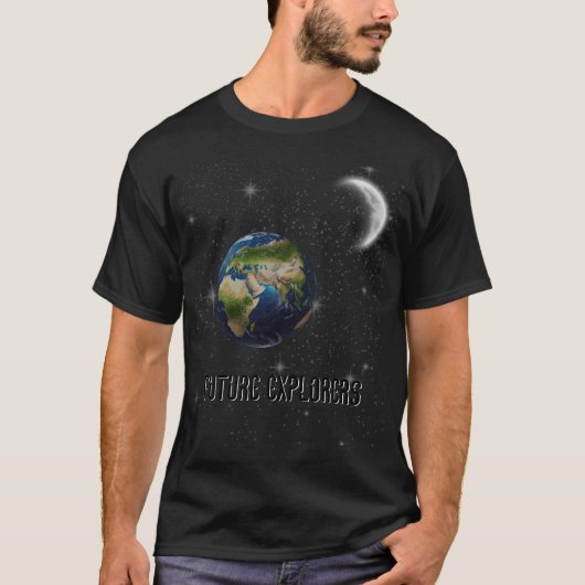 Future Explorers - Ruimteontwerp voor avonturiers T-shirt (Voorkant)