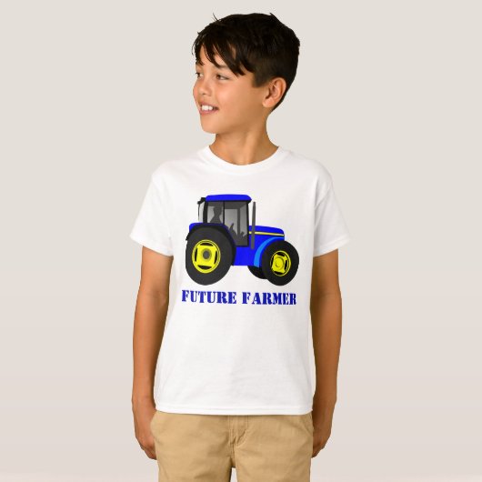 Future Farmer Blue T-shirt (Voorkant volledig)
