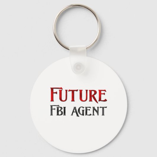 Future Fbi Agent Sleutelhanger (Voorkant)