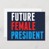 Future Female President Briefkaart (Voorkant / Achterkant)