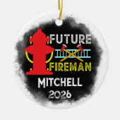 Future Firefighter Graduation Keramisch Ornament (Voorkant)