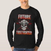 Future Firefighter Men Women Thin Red Line Firefig T-shirt (Voorkant)