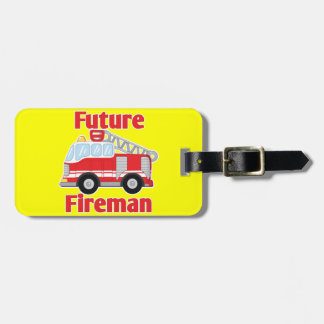 Future Fireman Bagagelabel