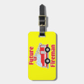 Future Fireman Bagagelabel (Voorkant verticaal)