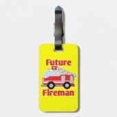 Future Fireman Bagagelabel (Achterkant verticaal)