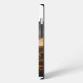 "Future Forge: De Wereld van Machines" iPhone Hoesje (Linkerkant)