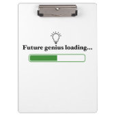 Future Genius Loading – Inspirerend technologie en Klembord (Voorkant)