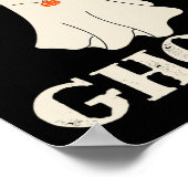 Future Ghost Funny Last Minute Retro Halloween Cos Poster (Hoek)