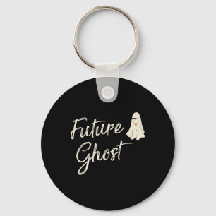Future Ghost Funny Last Minute Retro Halloween Cos Sleutelhanger