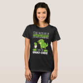 Future Gift Big Brother Announcement Dinosaur Gift T-shirt (Voorkant volledig)