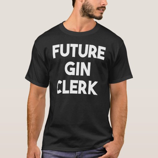 Future Gin Clerk T-shirt (Voorkant)