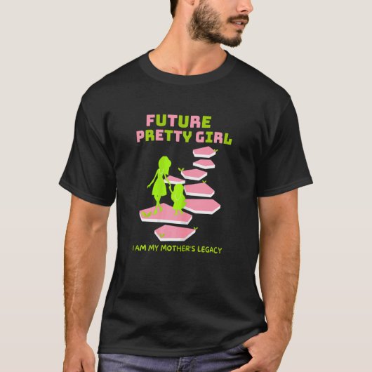 Future  Girl First Black Sorority 08 T-shirt (Voorkant)