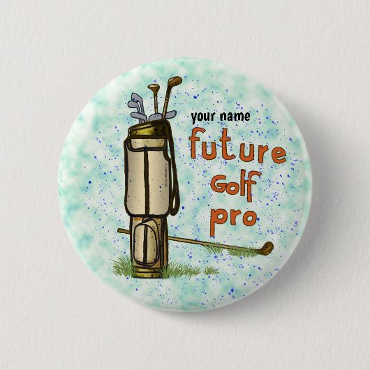 Future Golf Pro Ronde Button 5,7 Cm (Voorkant)