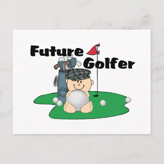 Future Golfer Briefkaart (Voorkant)