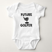 Future Golfer Grappig gezegde Baby Boy shirt (Voorkant)