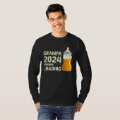 Future Grampa Grampa to be Grampa 2024 loading T-shirt (Voorkant volledig)