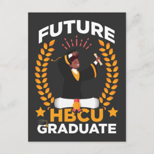 Future HBCU Afstuderen Black African Student Briefkaart
