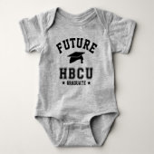 Future HBCU Afstuderen Black African Student Romper (Voorkant)