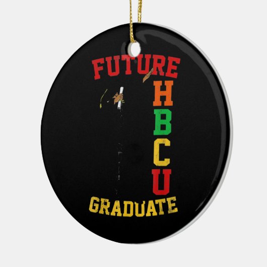 Future HBCU Afstuderen Keramisch Ornament (Links)