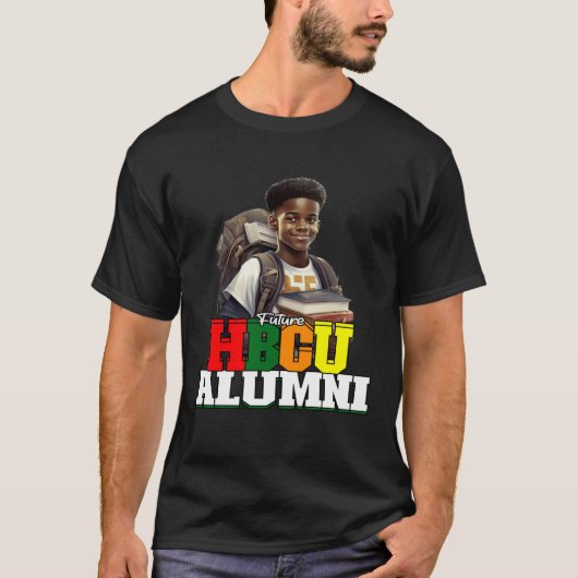 Future HBCU Alumni Apparel Historical Black colleg T-shirt (Voorkant)